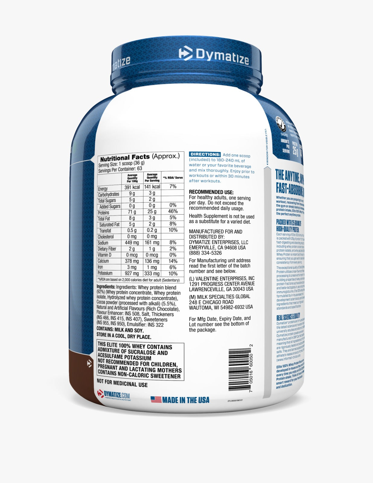 Dymatize Elite 100% Whey 5lbs
