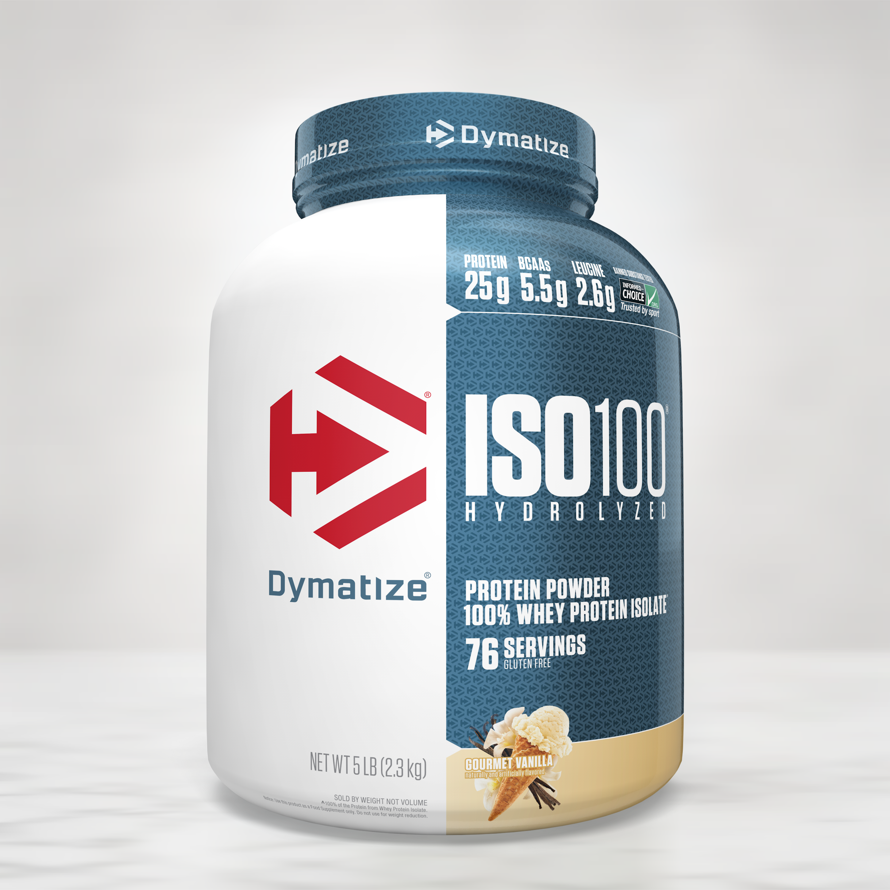Dymatize ISO 100 Hydrolyzed Whey Protein Isolate 5lbs